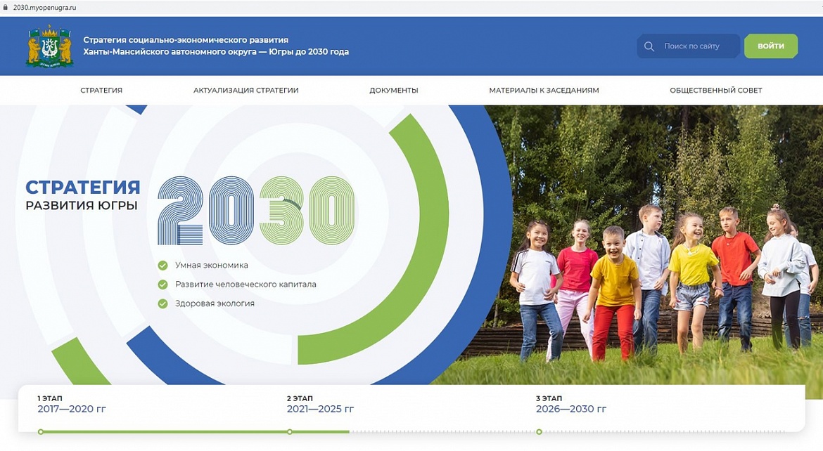 Обсуждение проекта плана социально-экономического развития Югры до 2050 года
